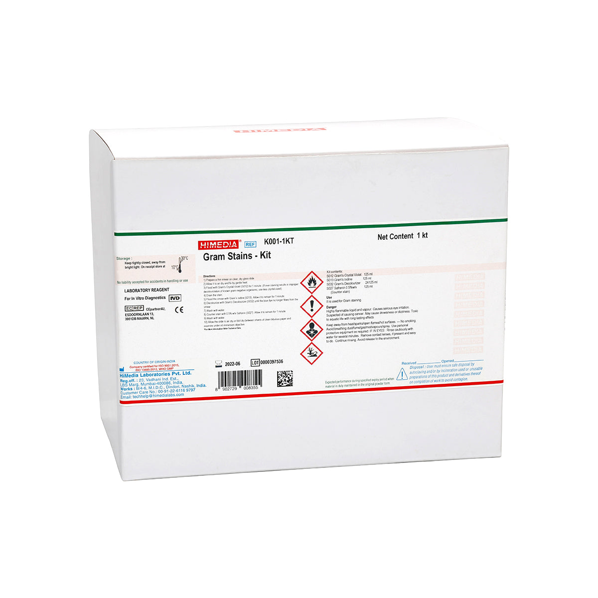 Gram's Stain Kit